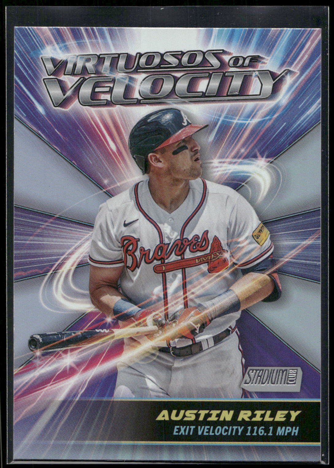 2024 Stadium Club #VV-25 Austin Riley Virtuosos of Velocity