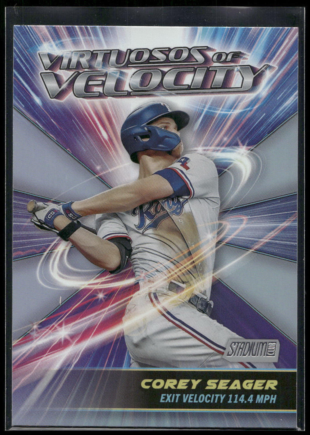 2024 Stadium Club #VV-9 Corey Seager Virtuosos of Velocity