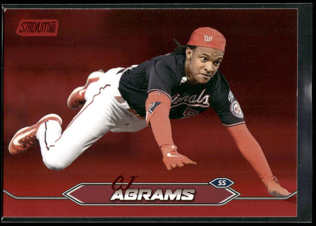 2024 Stadium Club #222 CJ Abrams Red Foil