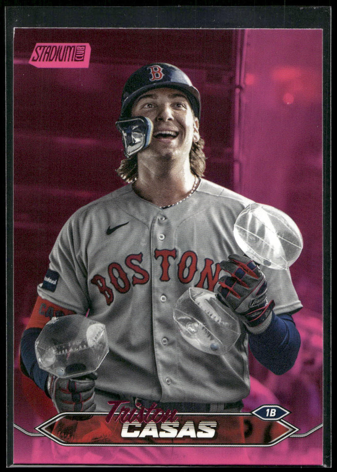 2024 Stadium Club #33 Triston Casas Pink Foil