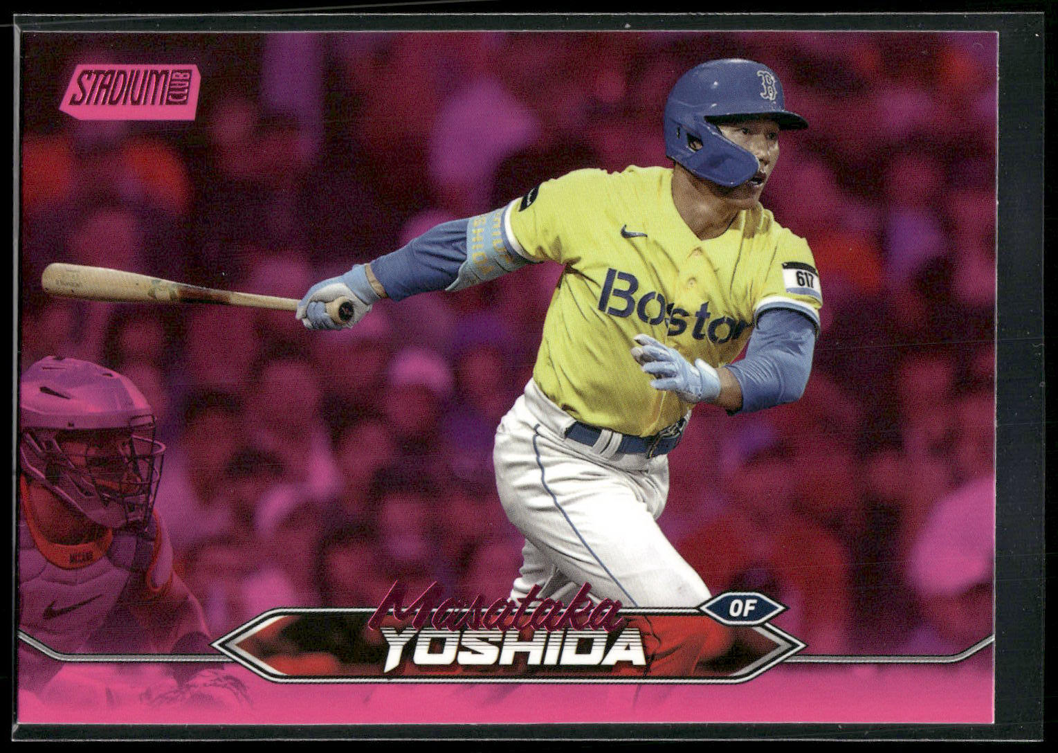 2024 Stadium Club #96 Masataka Yoshida Pink Foil
