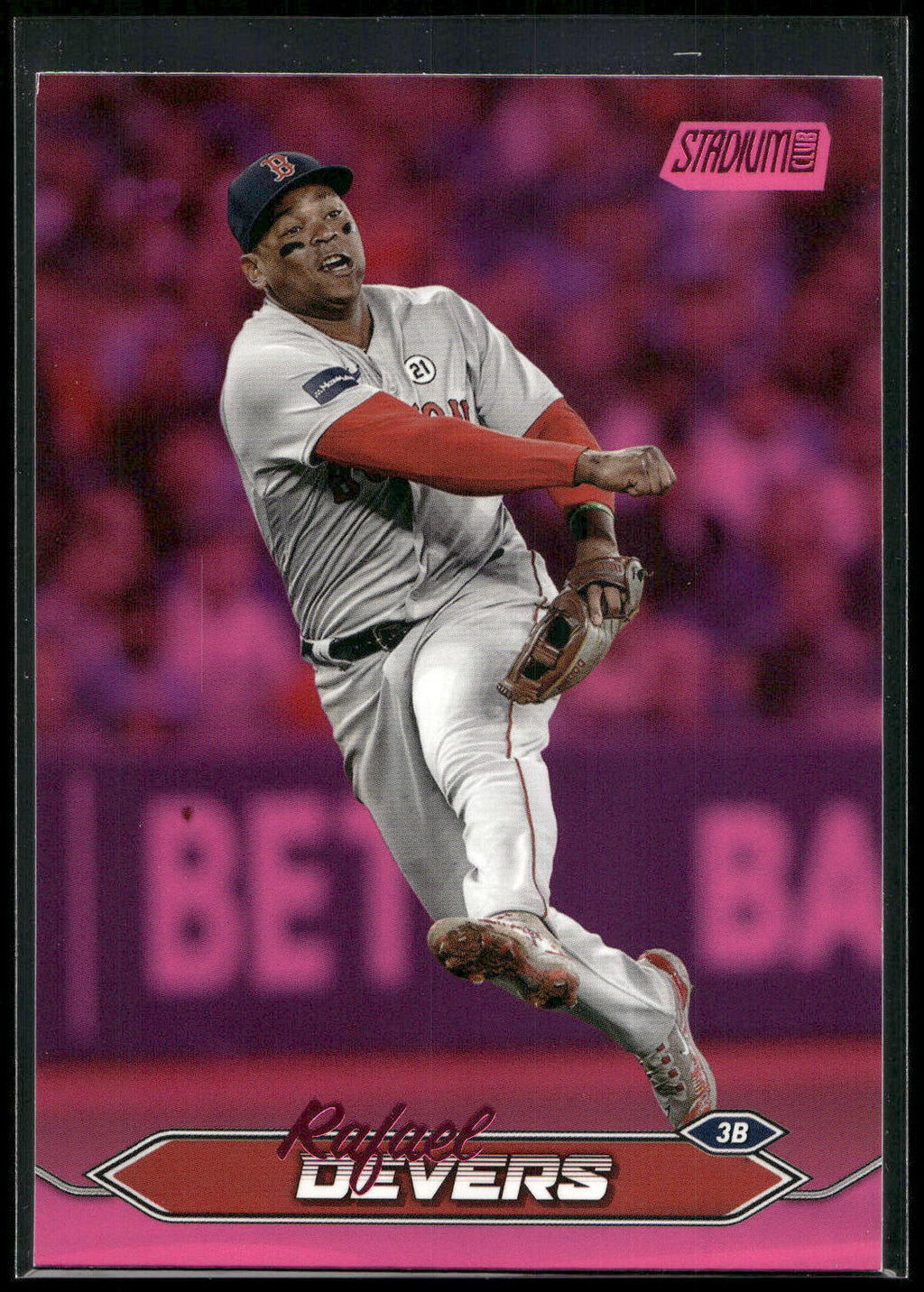 2024 Stadium Club #44 Rafael Devers Pink Foil