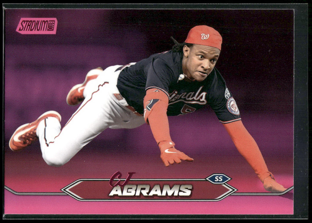 2024 Stadium Club #222 CJ Abrams Pink Foil