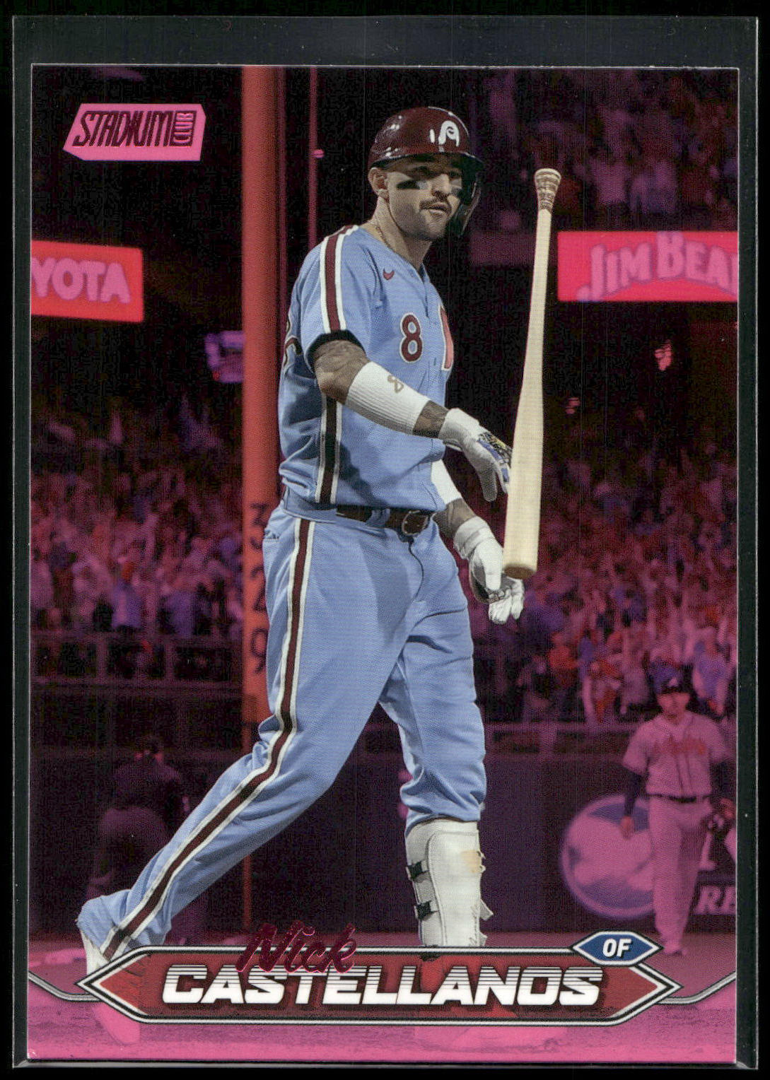 2024 Stadium Club #219 Nick Castellanos Pink Foil