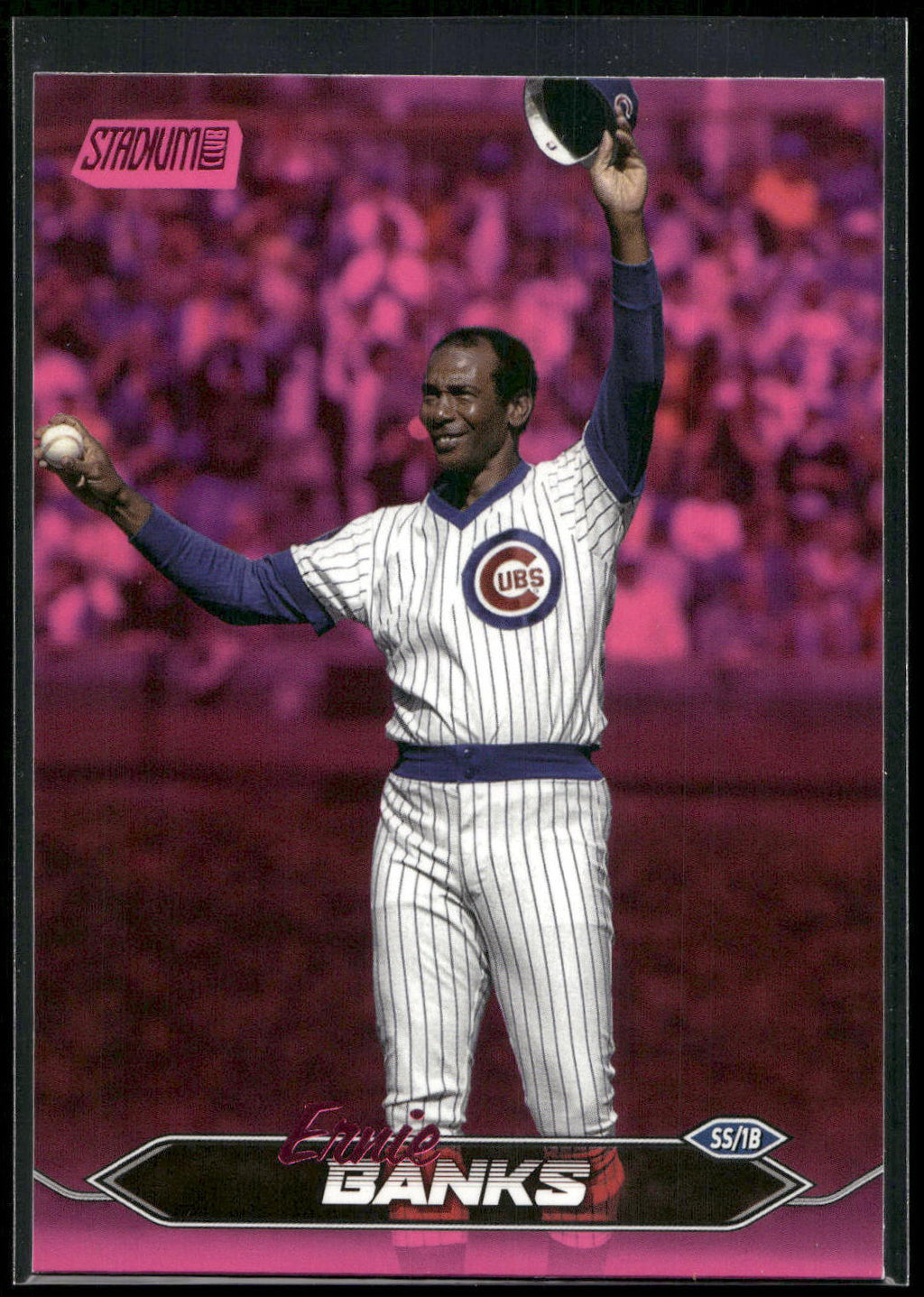 2024 Stadium Club #88 Ernie Banks Pink Foil