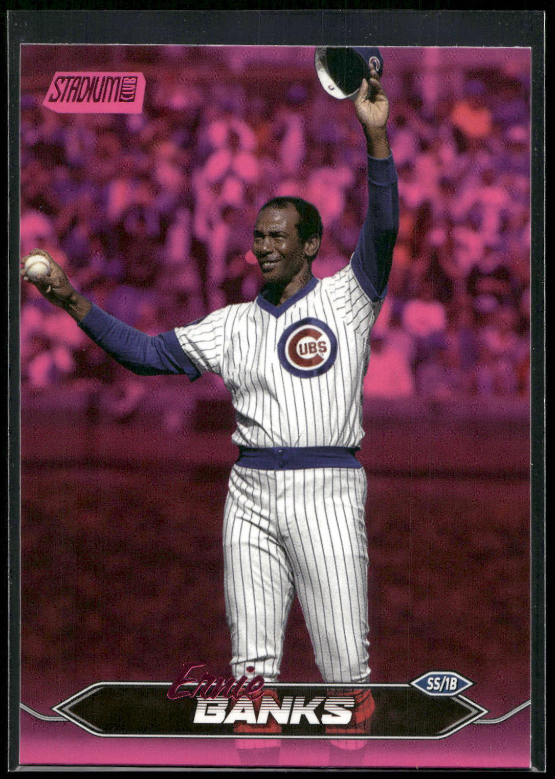 2024 Stadium Club #88 Ernie Banks Pink Foil