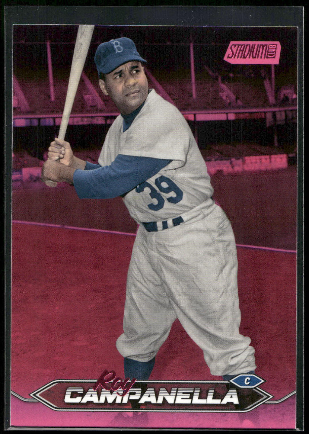 2024 Stadium Club #299 Roy Campanella Pink Foil