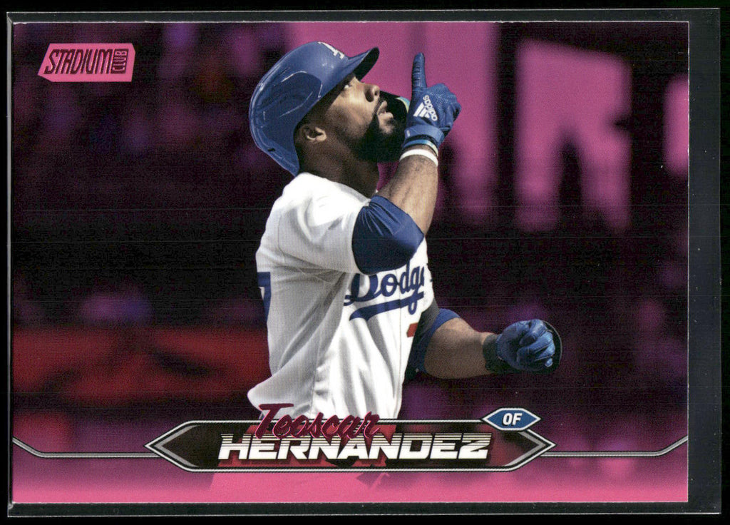 2024 Stadium Club #272 Teoscar Hernández Pink Foil