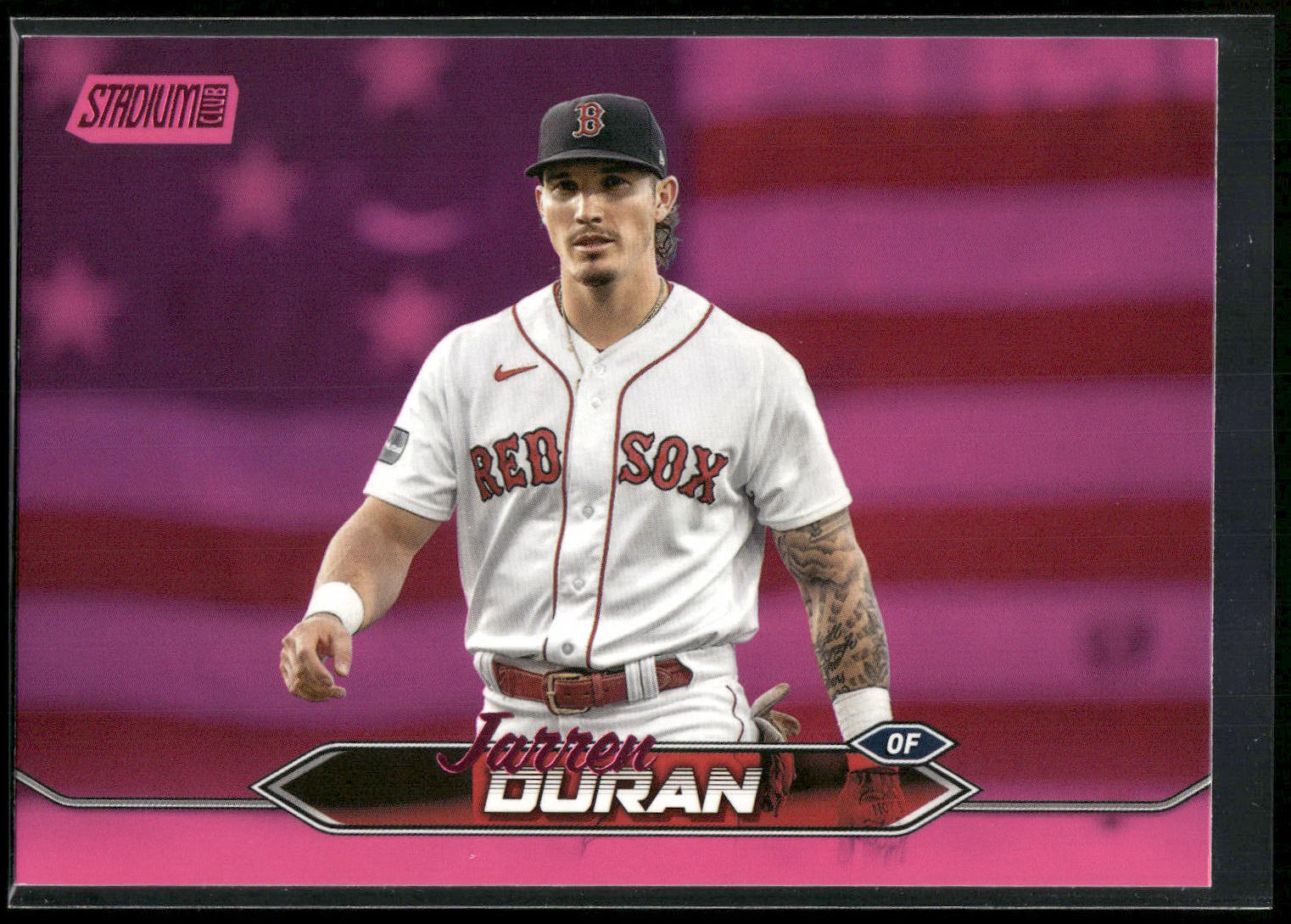 2024 Stadium Club #9 Jarren Duran Pink Foil