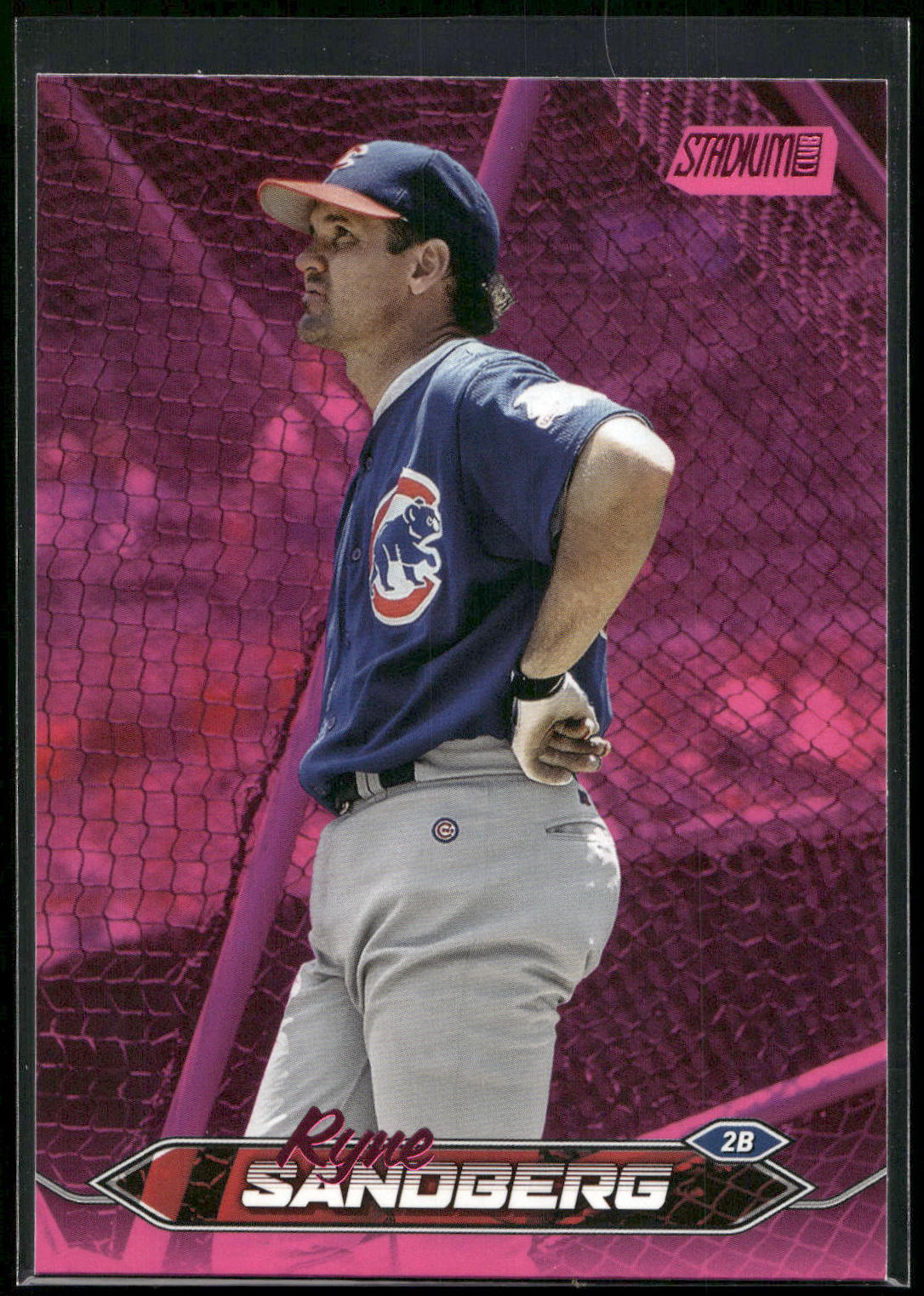 2024 Stadium Club #98 Ryne Sandberg Pink Foil