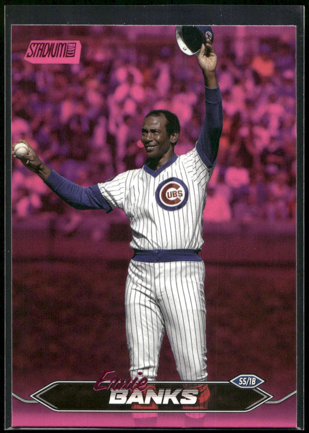 2024 Stadium Club #88 Ernie Banks Pink Foil