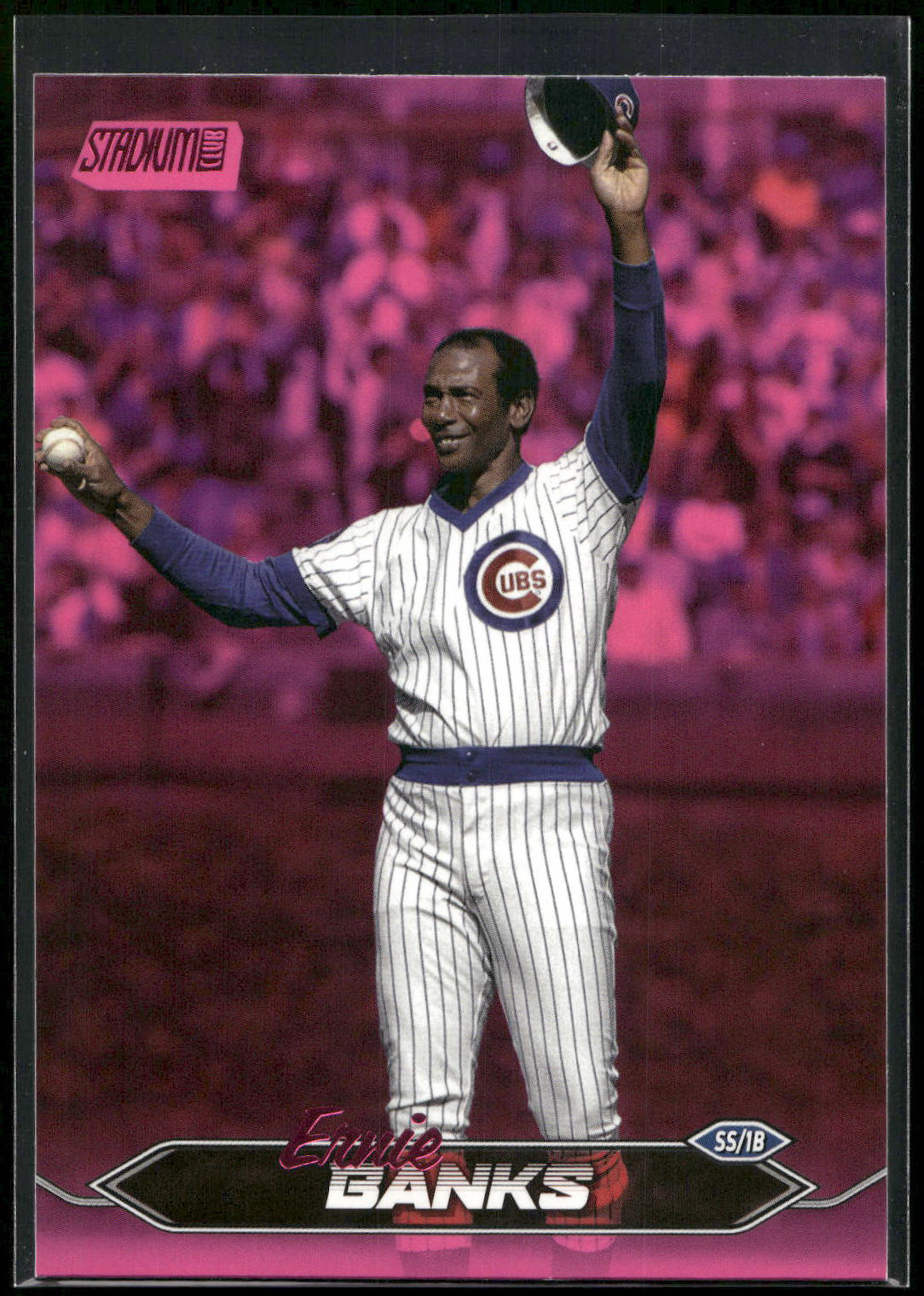 2024 Stadium Club #88 Ernie Banks Pink Foil