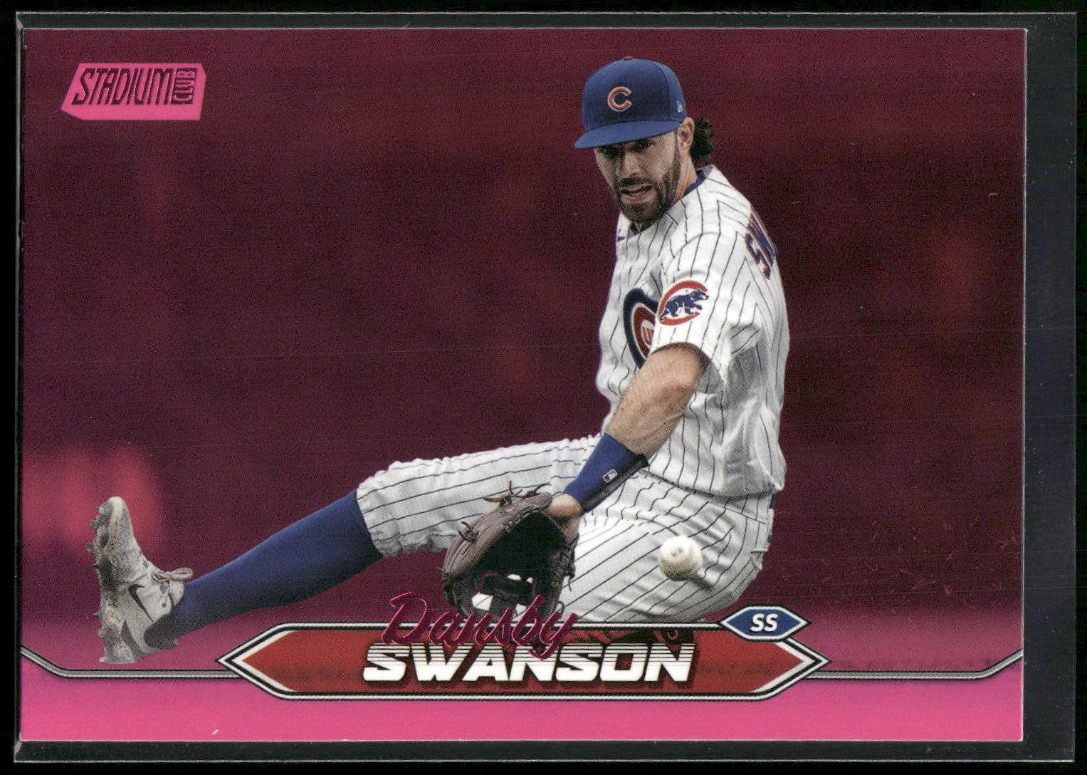 2024 Stadium Club #11 Dansby Swanson Pink Foil