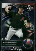 2023 Bowman Platinum #TOP-94 Landon Sims Top Prospects