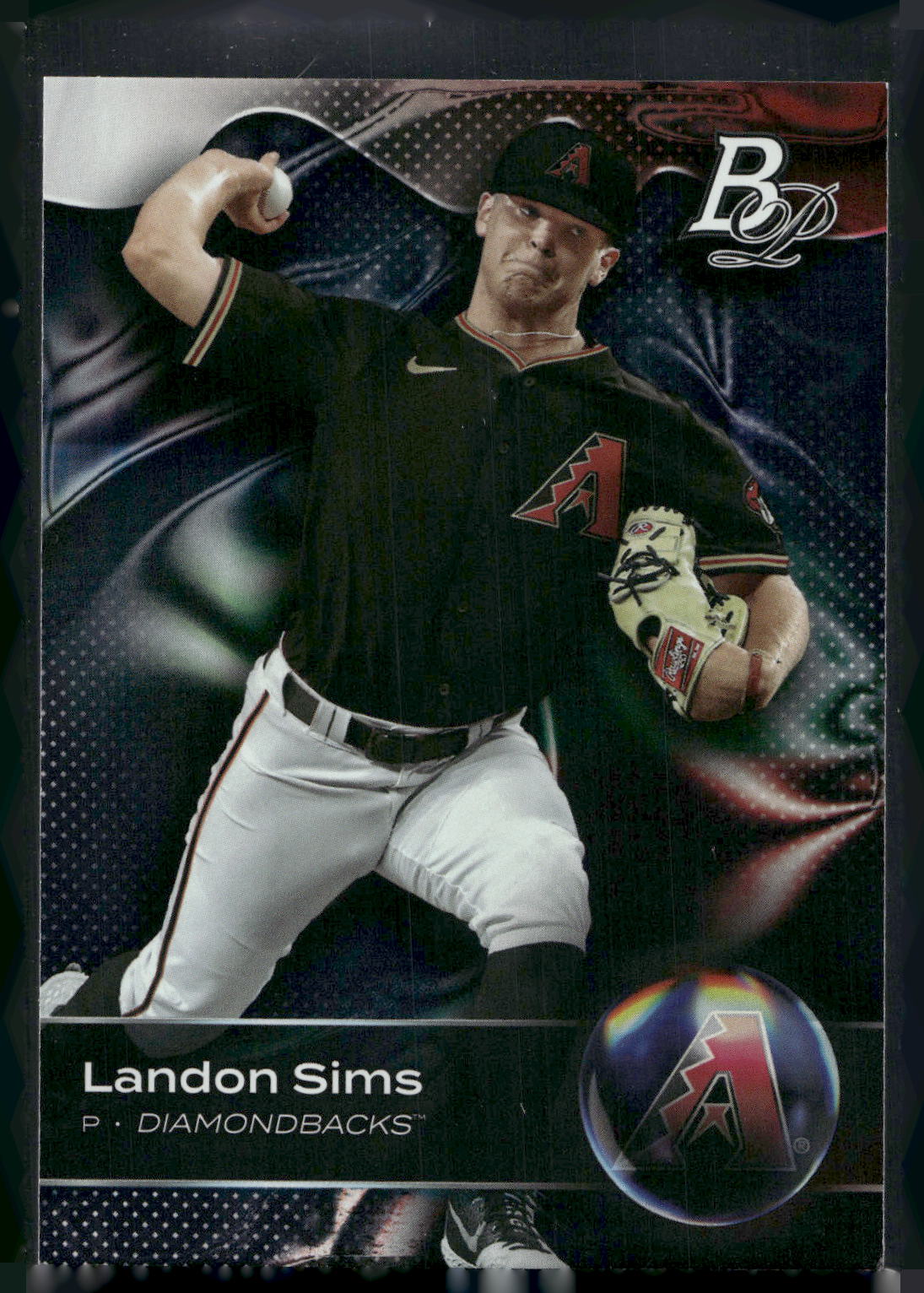 2023 Bowman Platinum #TOP-94 Landon Sims Top Prospects