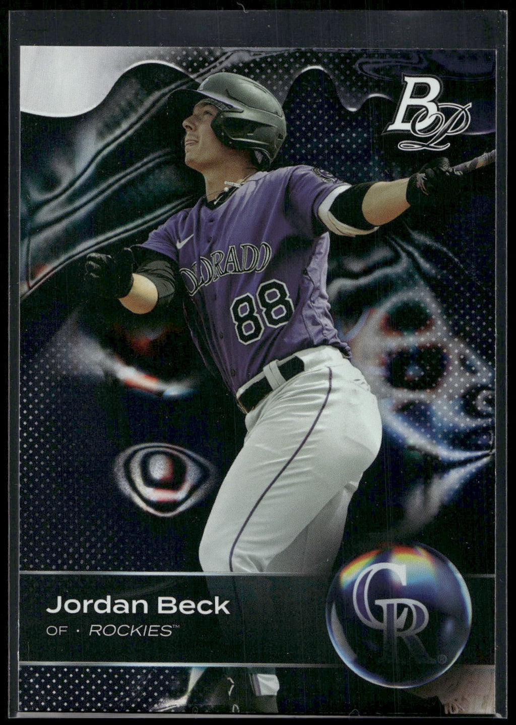 2023 Bowman Platinum #TOP-44 Jordan Beck Top Prospects