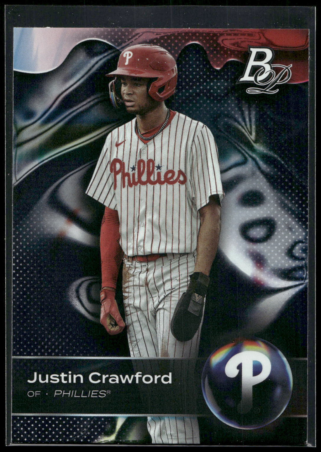 2023 Bowman Platinum #TOP-5 Justin Crawford Top Prospects