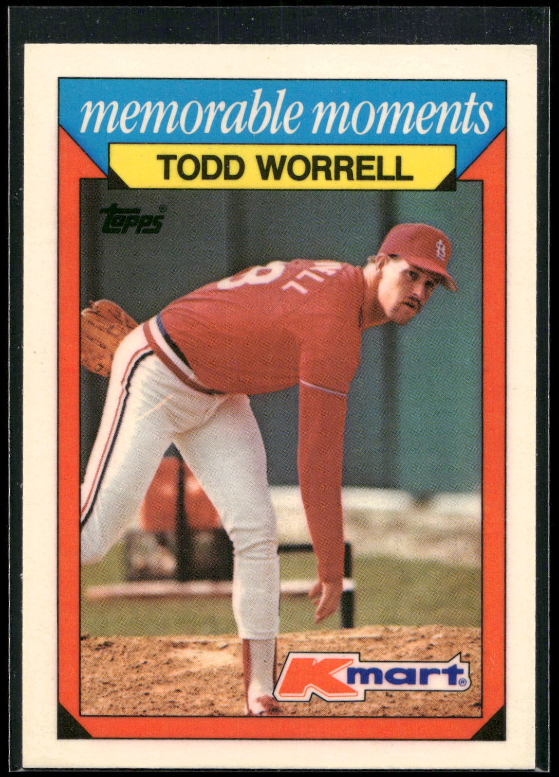 1988 Topps Kmart Memorable Moments #32 Todd Worrell