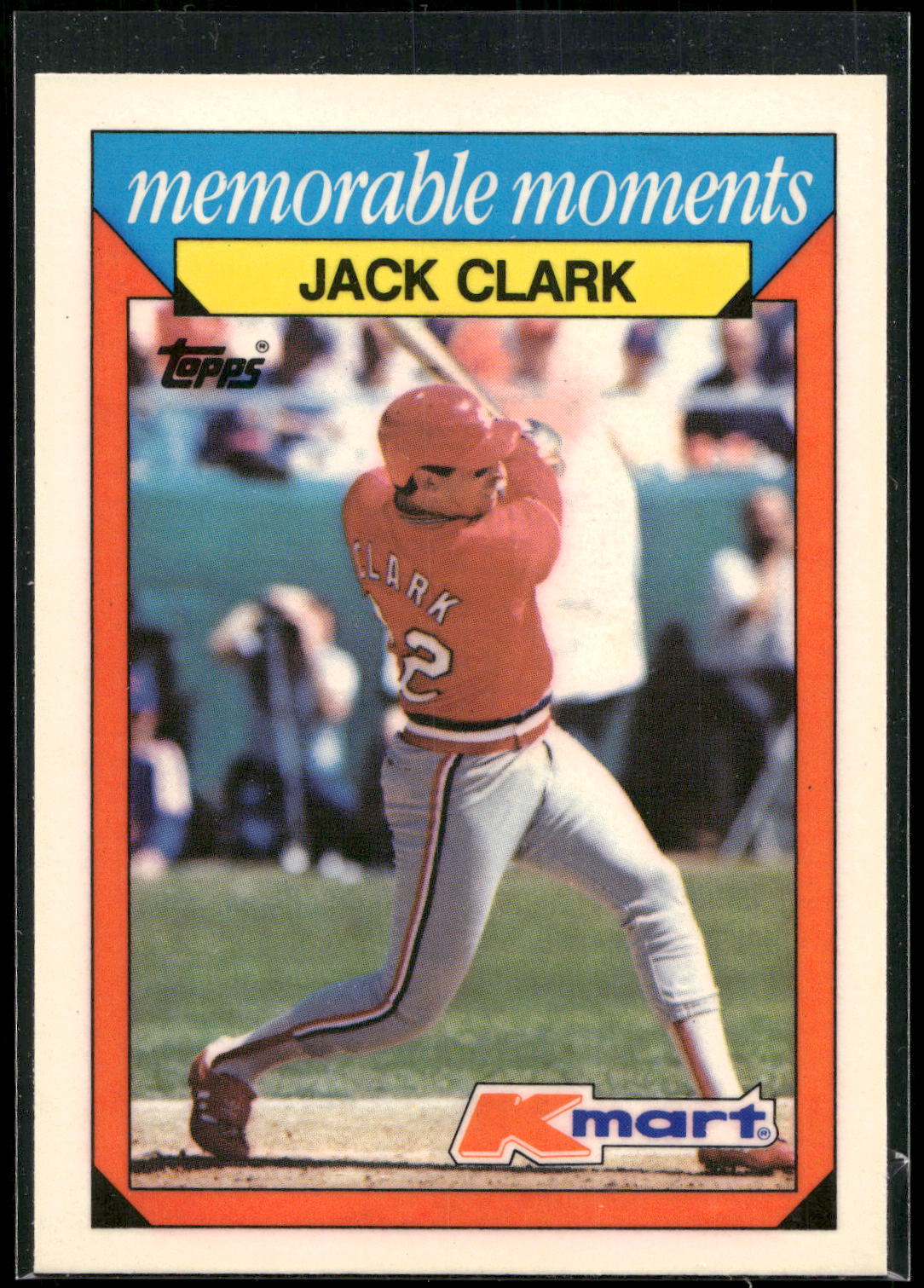 1988 Topps Kmart Memorable Moments #5 Jack Clark