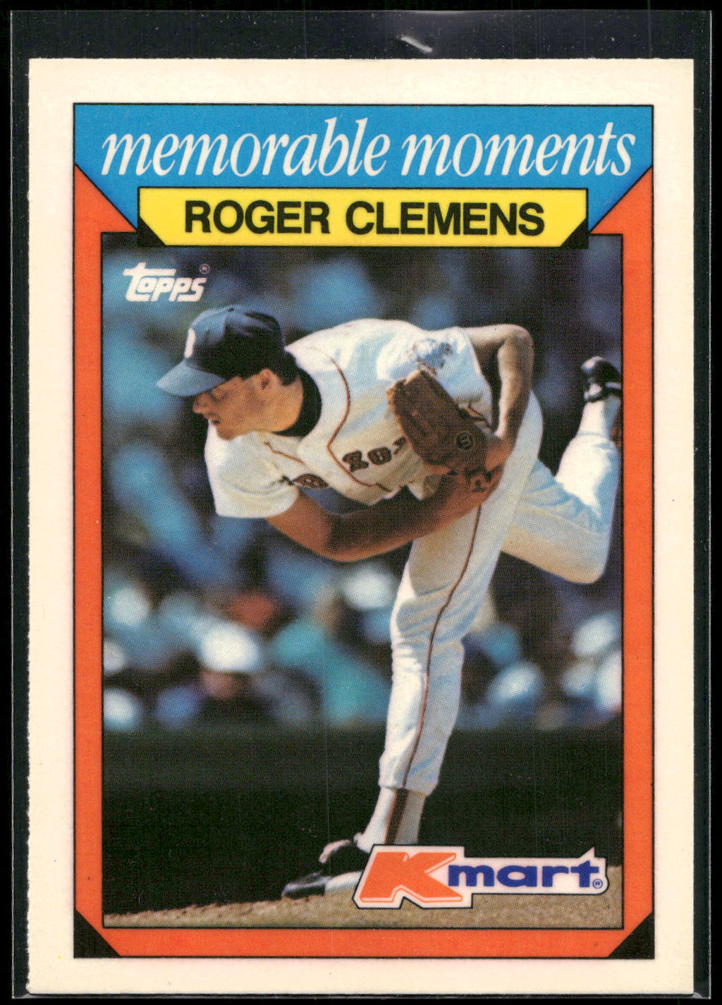1988 Topps Kmart Memorable Moments #7 Roger Clemens