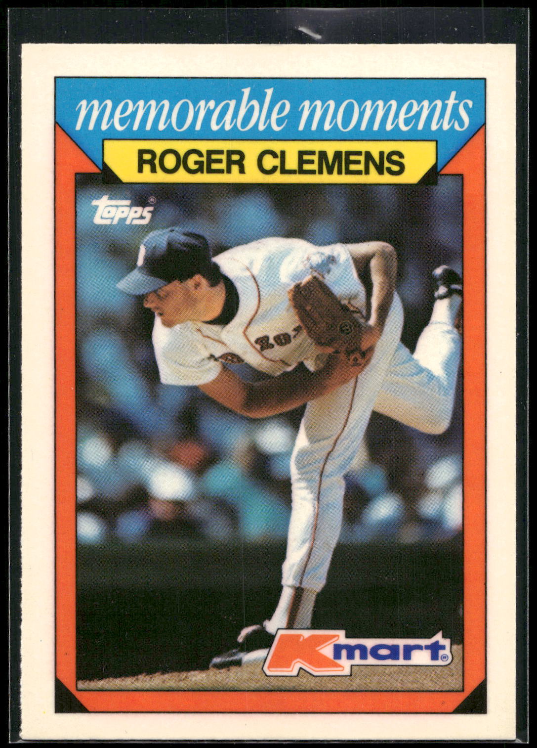 1988 Topps Kmart Memorable Moments #7 Roger Clemens