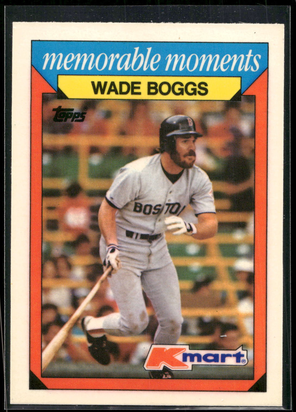 1988 Topps Kmart Memorable Moments #2 Wade Boggs