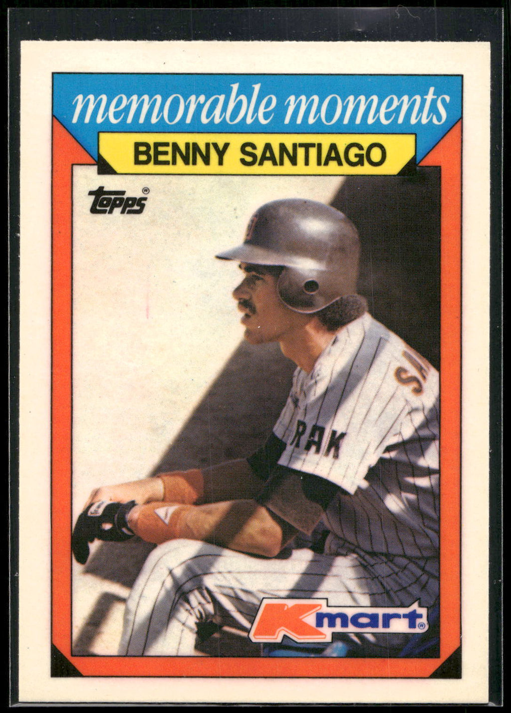 1988 Topps Kmart Memorable Moments #24 Benny Santiago