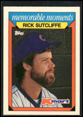 1988 Topps Kmart Memorable Moments #30 Rick Sutcliffe