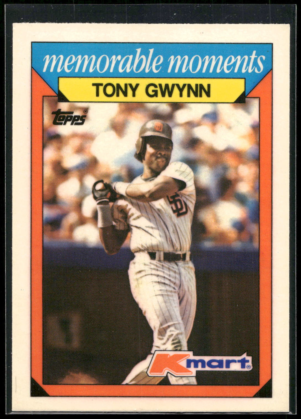 1988 Topps Kmart Memorable Moments #12 Tony Gwynn