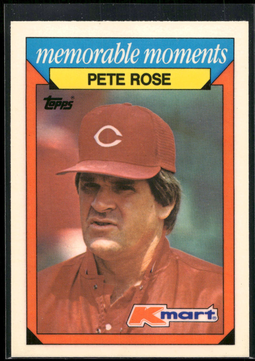 1988 Topps Kmart Memorable Moments #22 Pete Rose