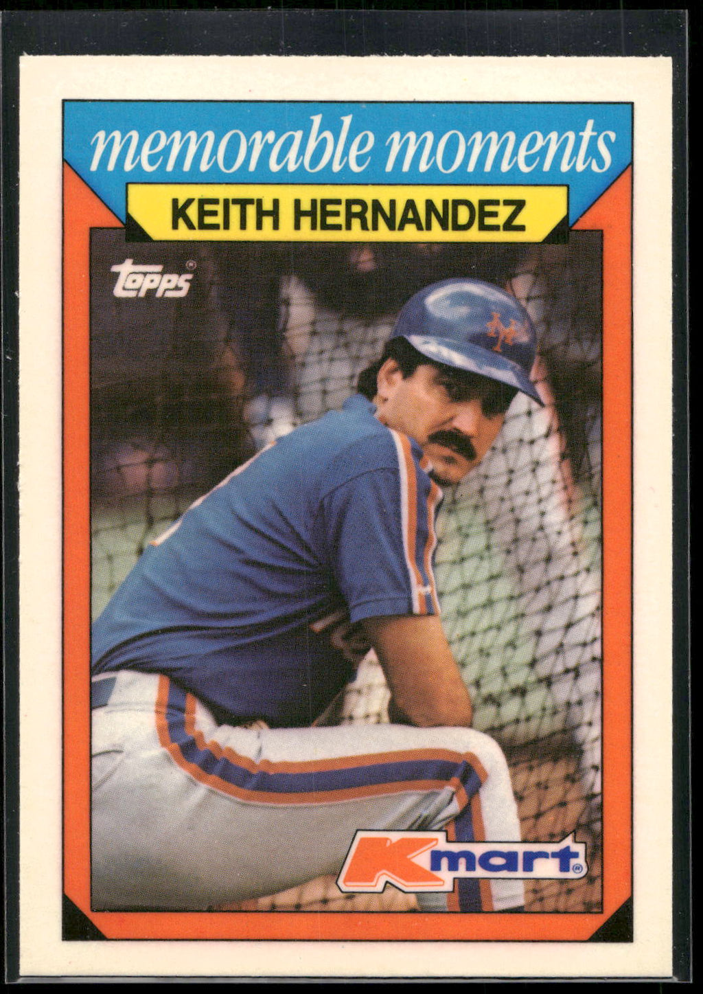 1988 Topps Kmart Memorable Moments #14 Keith Hernandez