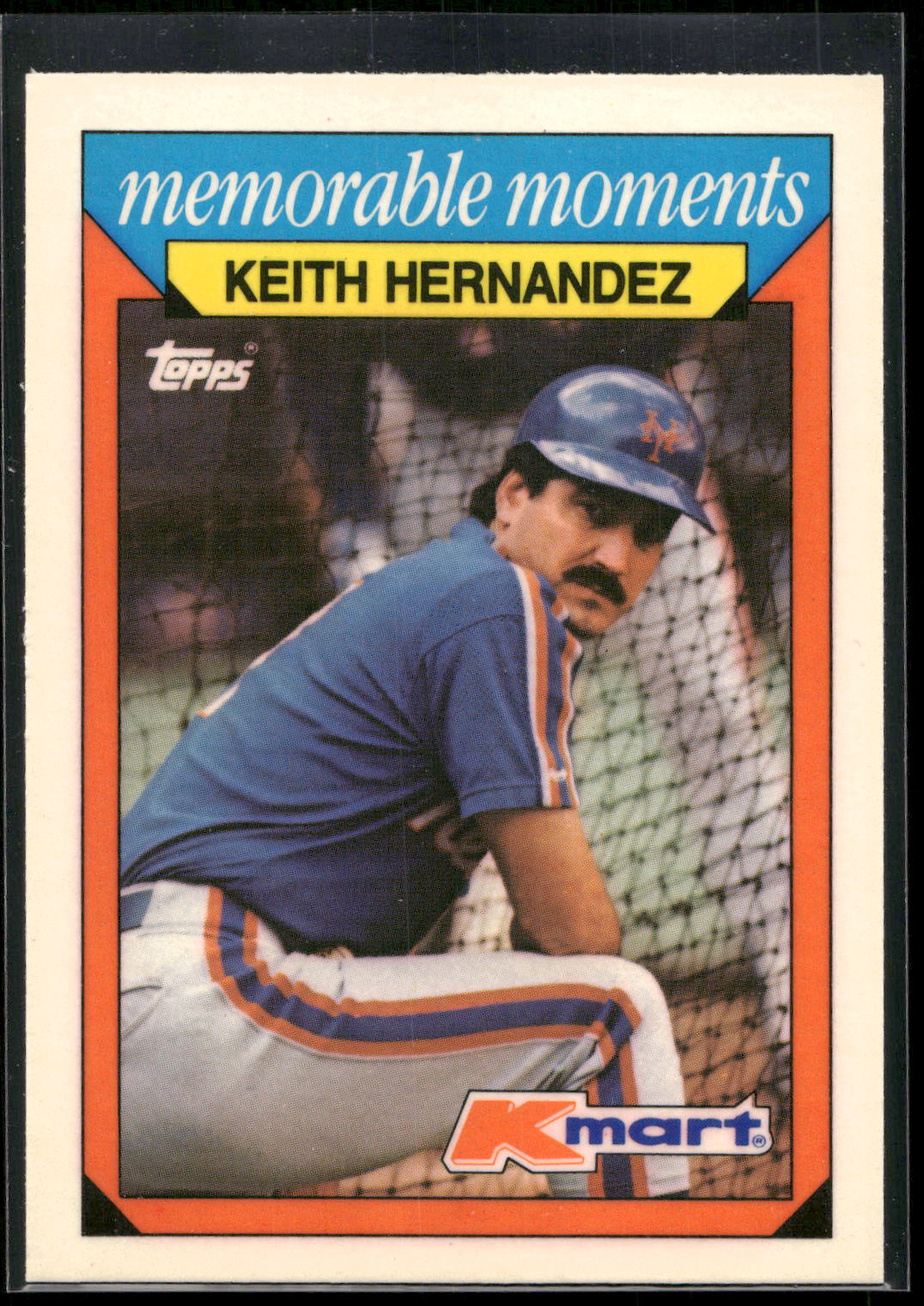 1988 Topps Kmart Memorable Moments #14 Keith Hernandez
