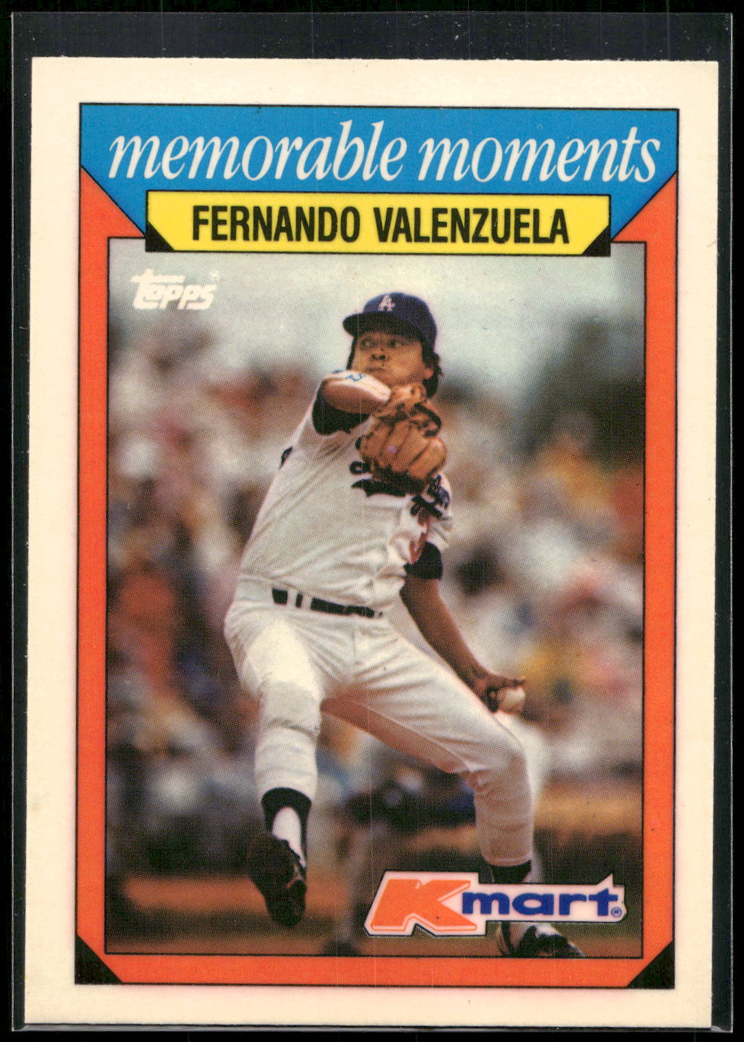 1988 Topps Kmart Memorable Moments #31 Fernando Valenzuela