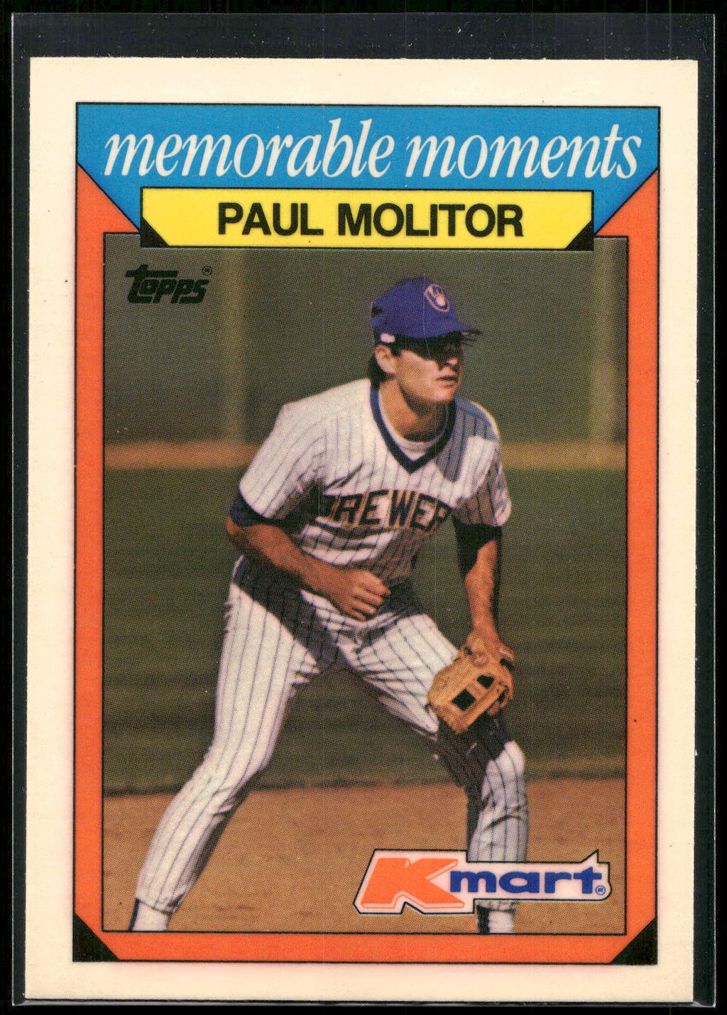 1988 Topps Kmart Memorable Moments #17 Paul Molitor