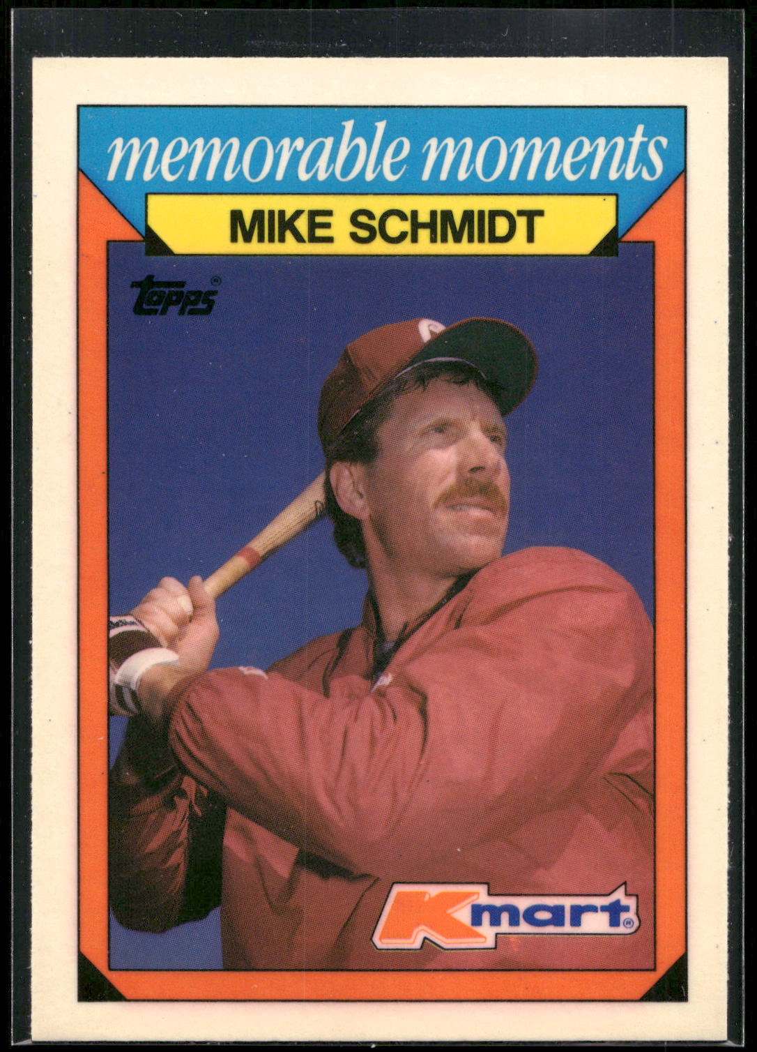 1988 Topps Kmart Memorable Moments #25 Mike Schmidt