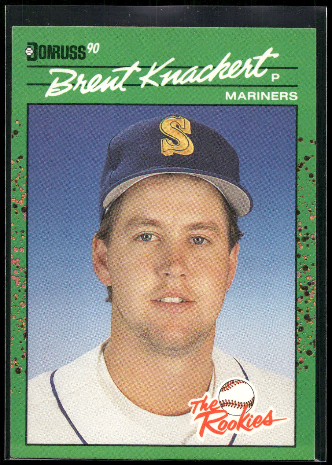 1990 Donruss The Rookies #52 Brent Knackert