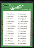 1990 Donruss The Rookies #56 Checklist