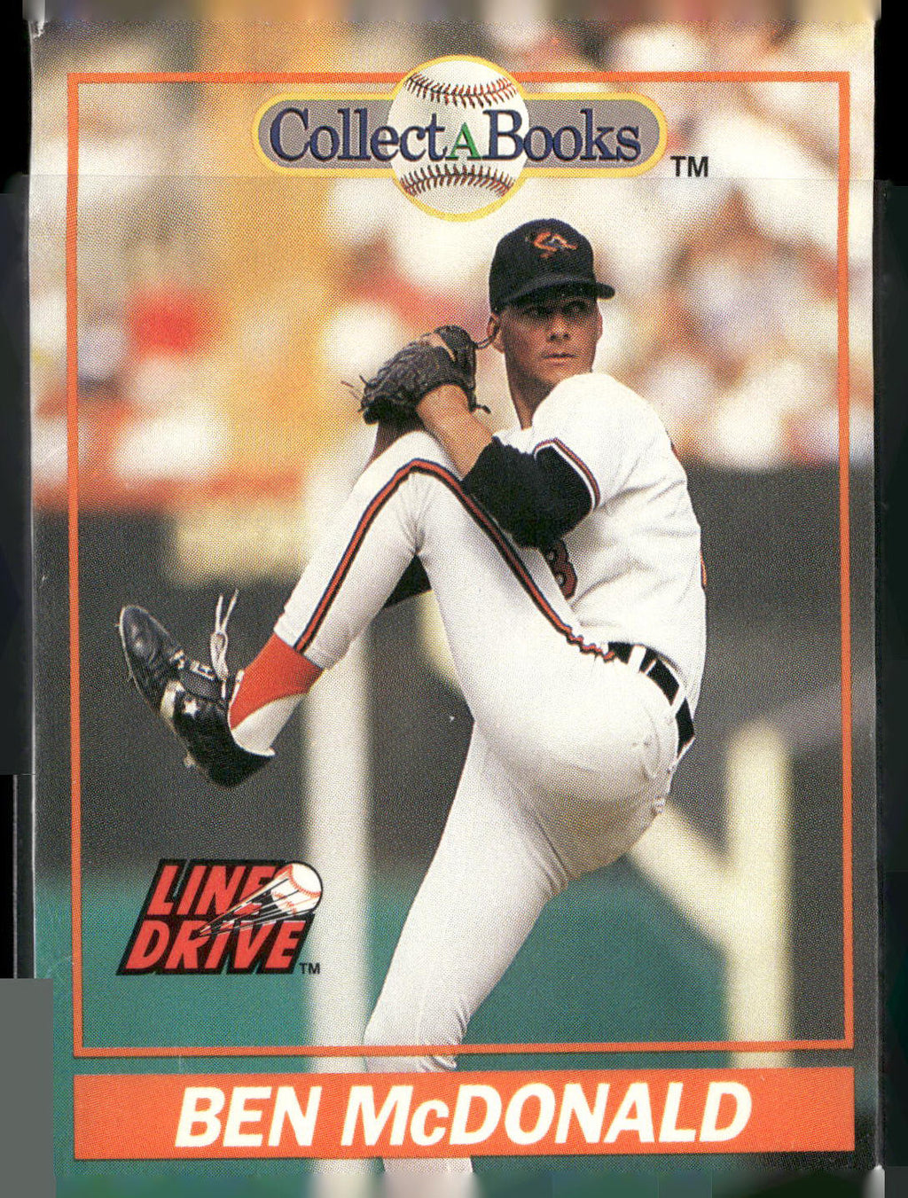 1991 Line Drive Collect-a-Books #9 Ben McDonald