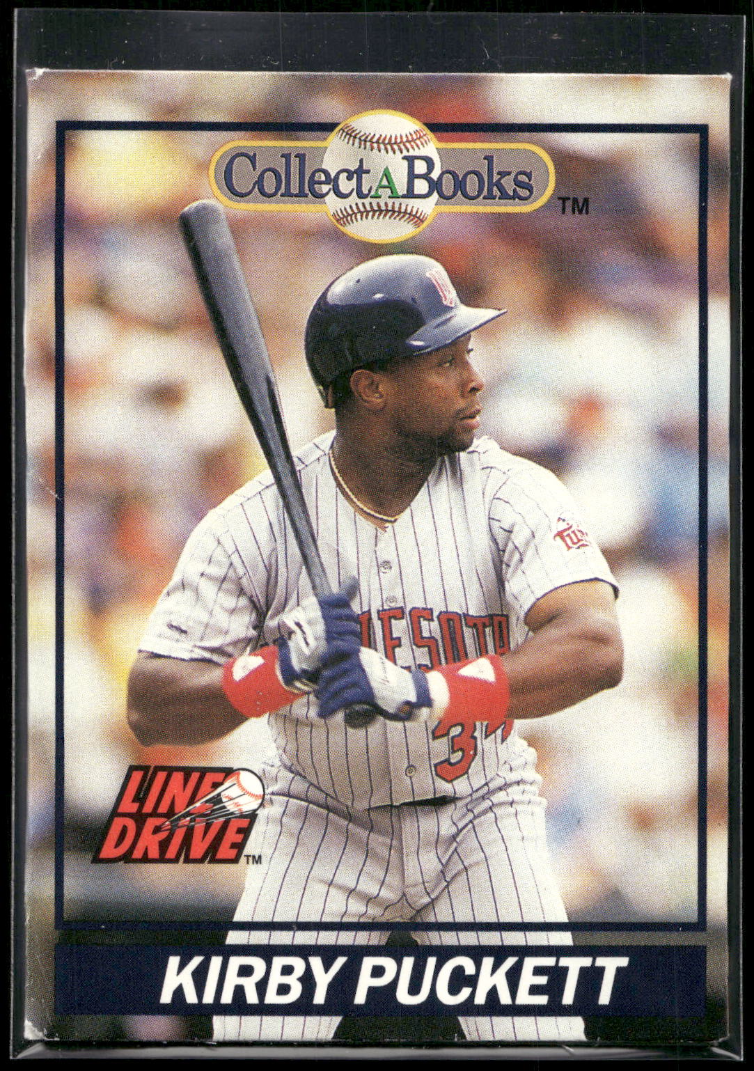 1991 Line Drive Collect-a-Books #7 Kirby Puckett
