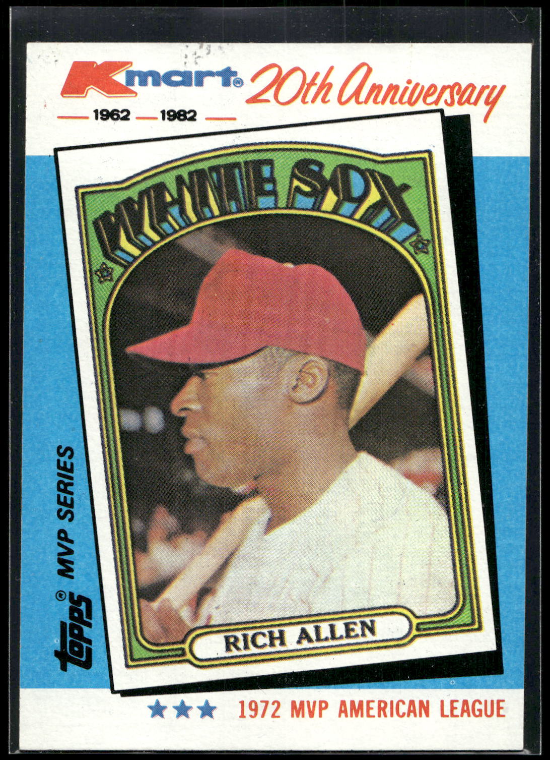1982 Topps Kmart 20th Anniversary AL & NL MVP's #21 Rich Allen