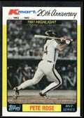 1982 Topps Kmart 20th Anniversary AL & NL MVP's #44 Pete Rose