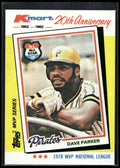 1982 Topps Kmart 20th Anniversary AL & NL MVP's #34 Dave Parker