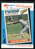 1982 Topps Kmart 20th Anniversary AL & NL MVP's #31 Rod Carew