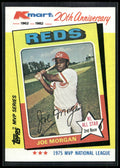 1982 Topps Kmart 20th Anniversary AL & NL MVP's #28 Joe Morgan