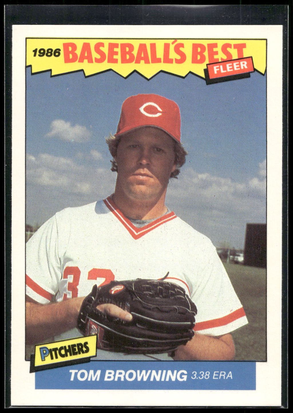 1986 Fleer Baseball's Best Sluggers vs. Pitchers #4 Tom Browning