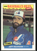 1986 Fleer Baseball's Best Sluggers vs. Pitchers #26 Jeff Reardon