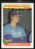 1986 Fleer Baseball's Best Sluggers vs. Pitchers #24 Dale Murphy