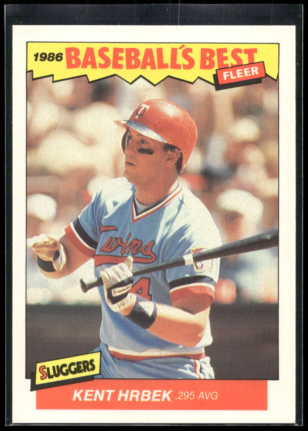 1986 Fleer Baseball's Best Sluggers vs. Pitchers #17 Kent Hrbek