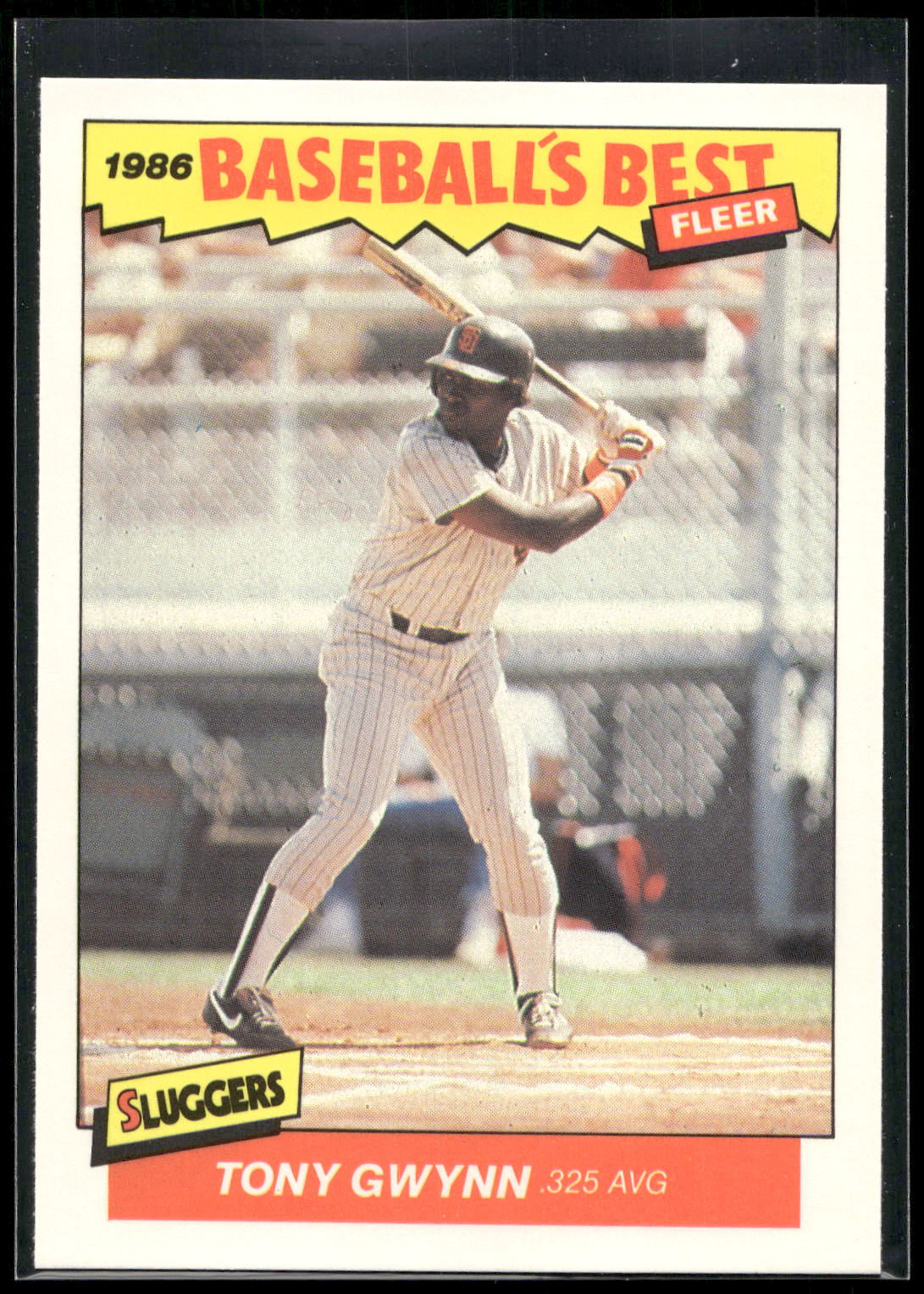 1986 Fleer Baseball's Best Sluggers vs. Pitchers #15 Tony Gwynn