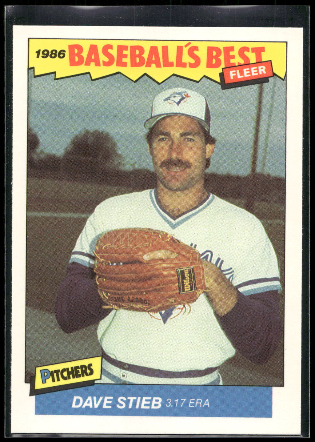 1986 Fleer Baseball's Best Sluggers vs. Pitchers #37 Dave Stieb